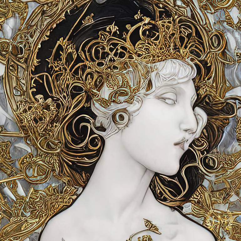 Original Abstract Women Digital by Hel Mort