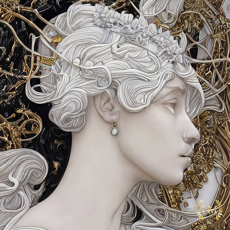 Original Abstract Women Digital by Hel Mort