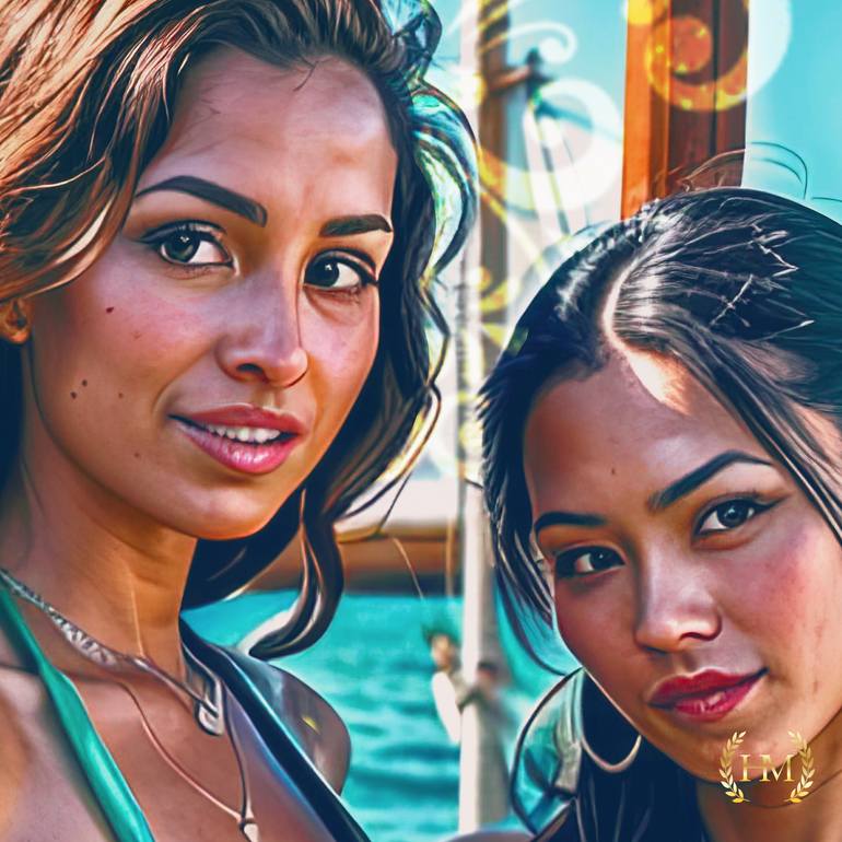 Original Abstract Women Digital by Hel Mort