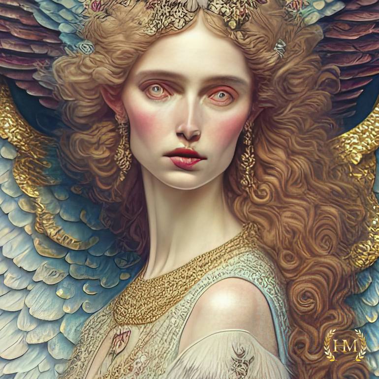 Original Abstract Women Digital by Hel Mort