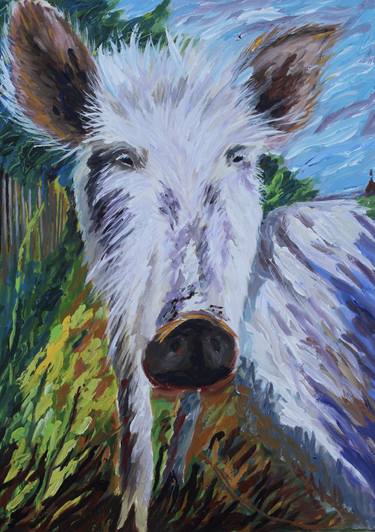 Original Impressionism Animal Paintings by Kathy Lechler