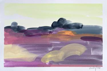 Print of Abstract Landscape Drawings by Mizuho Murota