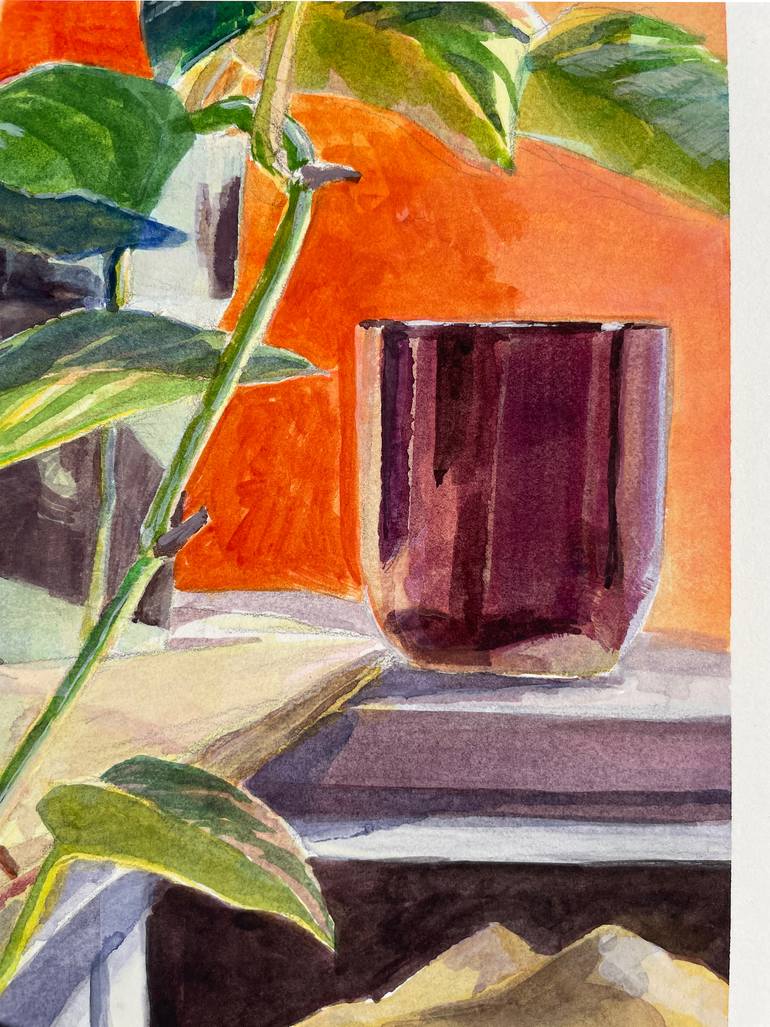 Original Modernism Botanic Painting by Mizuho Ashi