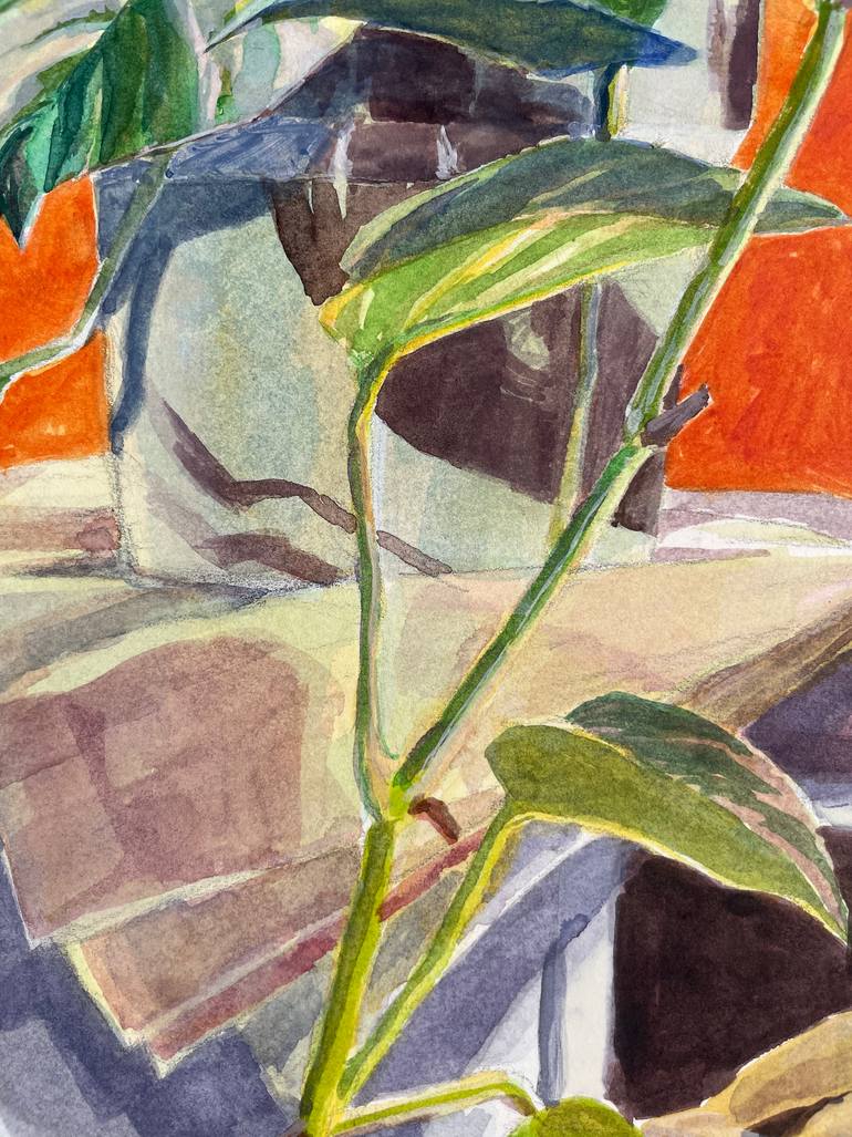 Original Modernism Botanic Painting by Mizuho Ashi