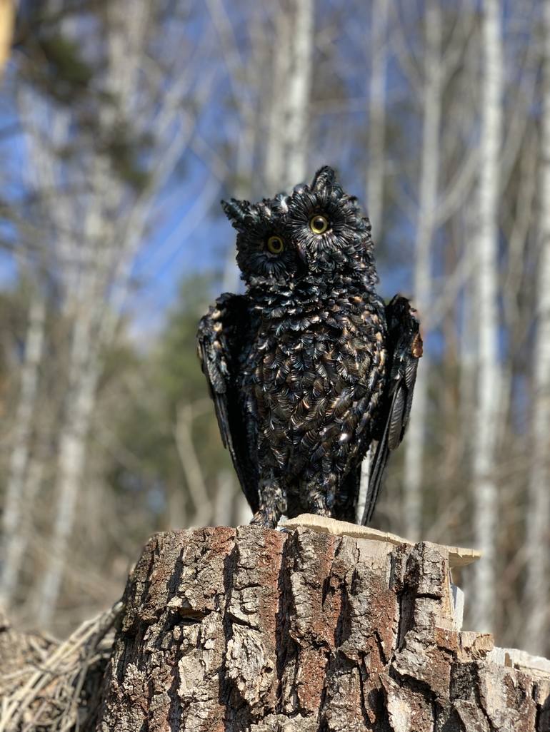 Original Art Deco Nature Sculpture by Oleg Turkovskiy