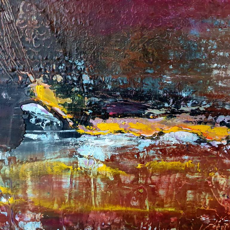 Original Abstract Expressionism Abstract Painting by Ulrike Schmitt