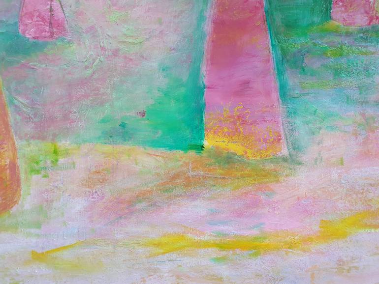 Original Abstract Expressionism Sports Painting by Ulrike Schmitt