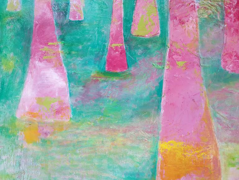 Original Abstract Expressionism Sports Painting by Ulrike Schmitt
