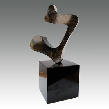 Copy of The Second Hebrew Letter Bet in cast bronze on granite thumb