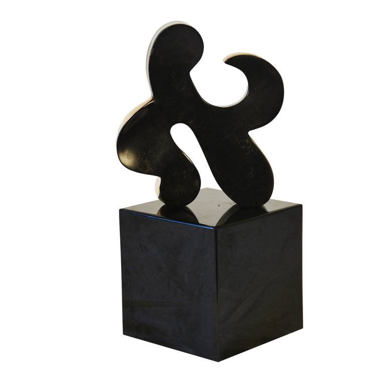 Original Abstract Calligraphy Sculpture by Joyce Steinfeld