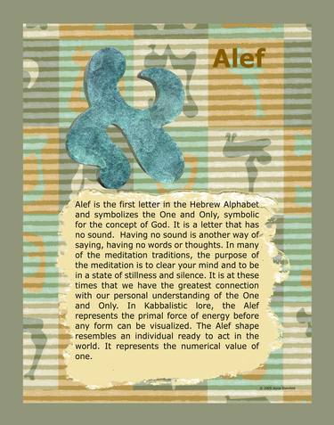 The Alef Alphabet Poster thumb