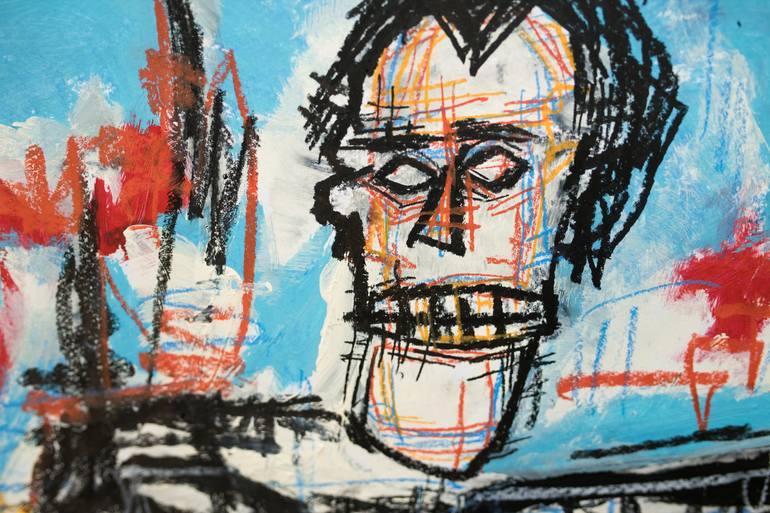 Original Abstract Pop Culture/Celebrity Painting by Piotrek Janusz