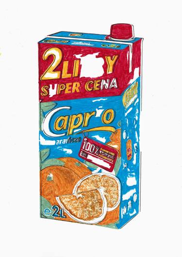 Original Pop Art Food & Drink Paintings by Piotrek Janusz