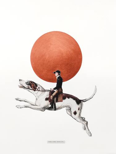 Original Dada Dogs Collage by Piotrek Janusz