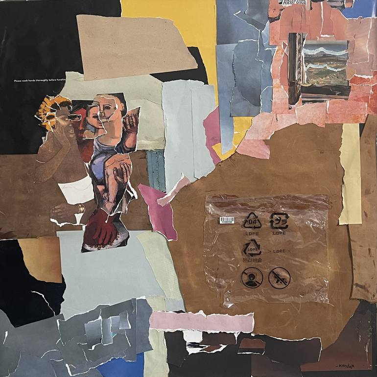 Original Conceptual Abstract Collage by Kendall Hill