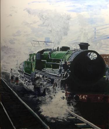 Print of Impressionism Train Paintings by Geoff Hargraves