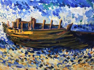 Coastal Wreck ( entered into art prize ) thumb