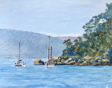 Print of Yacht Paintings by Geoff Hargraves