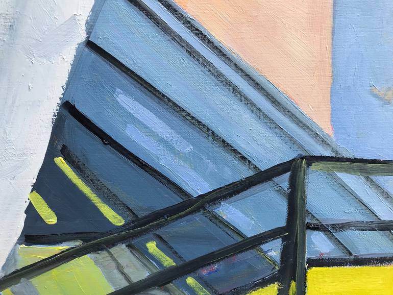 Original Impressionism Architecture Painting by Geoff Hargraves
