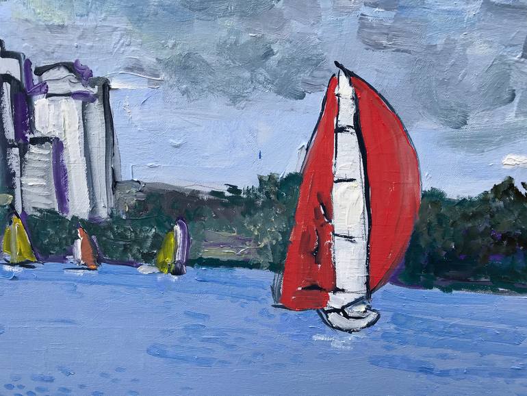 Original Impressionism Landscape Painting by Geoff Hargraves