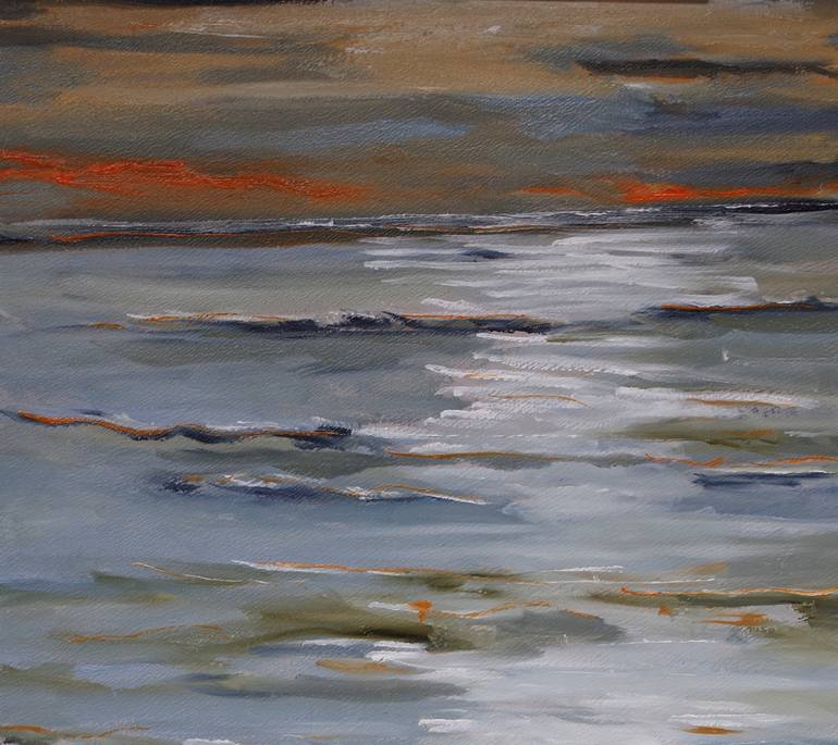 Original Impressionism Seascape Painting by Geoff Hargraves