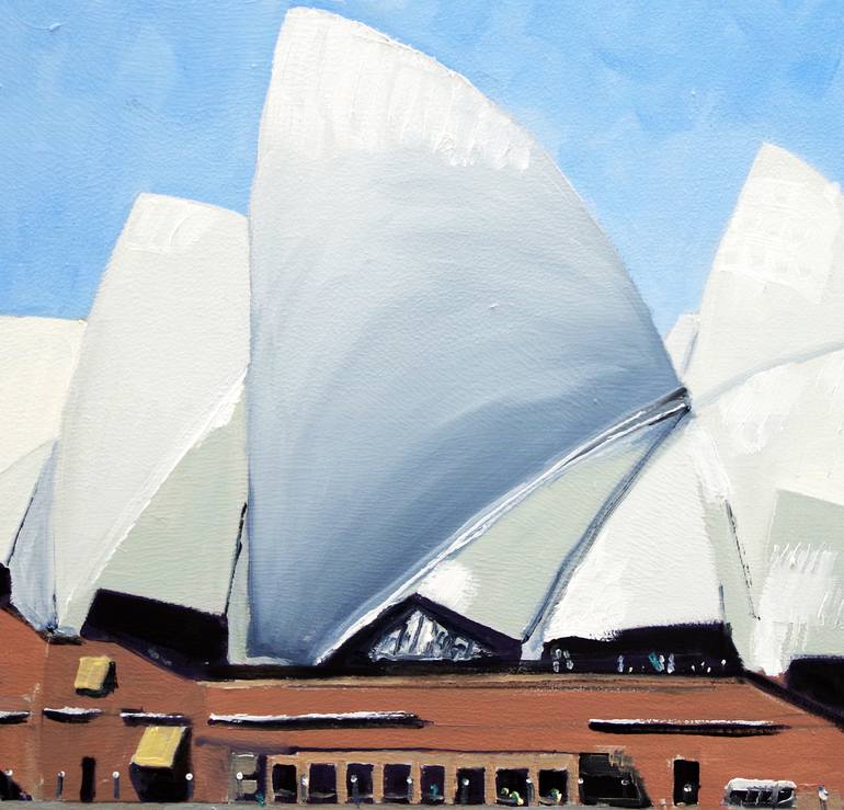Original Architecture Painting by Geoff Hargraves
