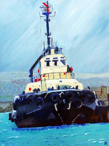 Print of Ship Paintings by Geoff Hargraves