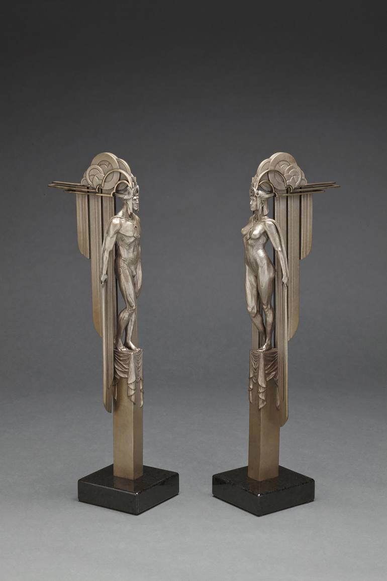 Original Art Deco Nude Sculpture by Corbin Cornelison
