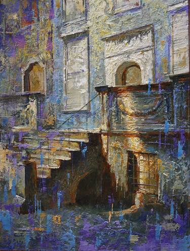 Original Architecture Paintings by Alexandre Dobrodiy