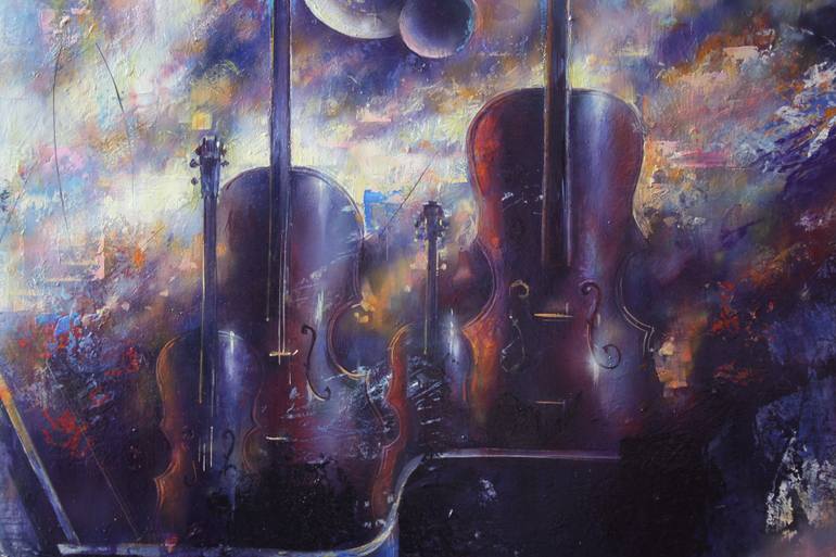 Original Art Deco Pop Culture/Celebrity Painting by Alexandre Dobrodiy