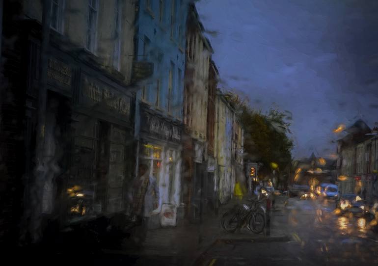 Original Cities Photography by Martin Fry | Other Art on Paper | The Wet streets at night - Limited Edition of 25