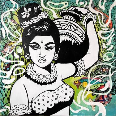 Original Street Art World Culture Paintings by Avni Patel