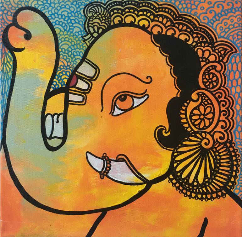 Featured image of post Ganpati Painting Images