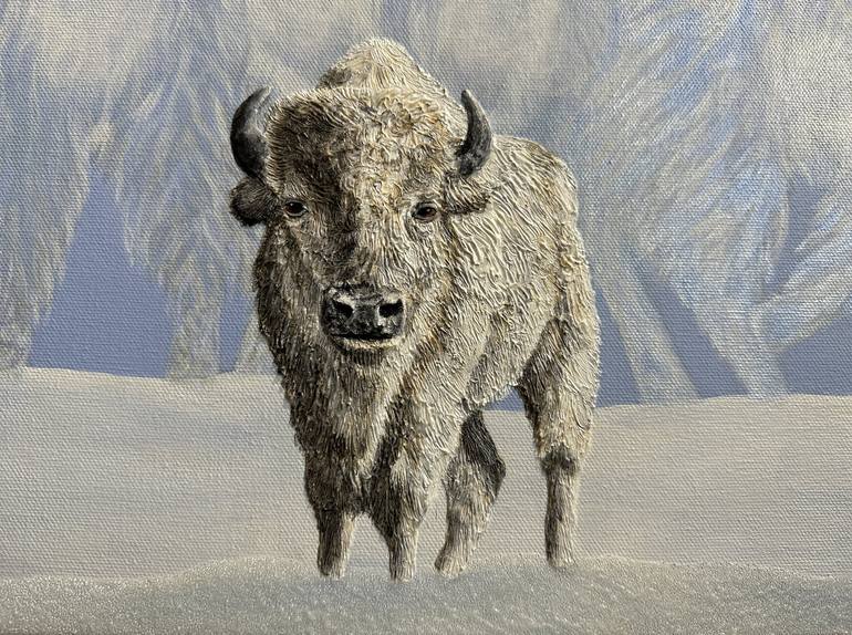 Original Conceptual Animal Painting by Kathy S  WhiteBear Copsey