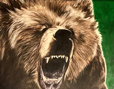 Original Fine Art Animal Paintings by Kathy S  WhiteBear Copsey