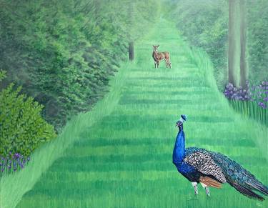 Original Conceptual Animal Paintings by Kathy S  WhiteBear Copsey