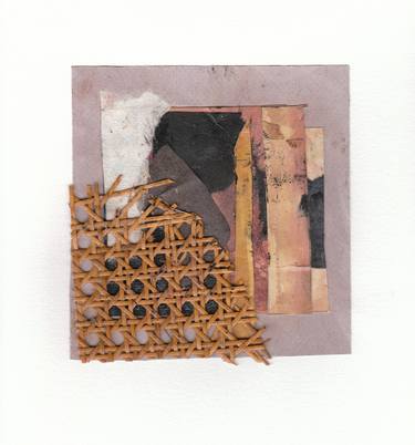Original Abstract Collage by B a r b a r a Schneider