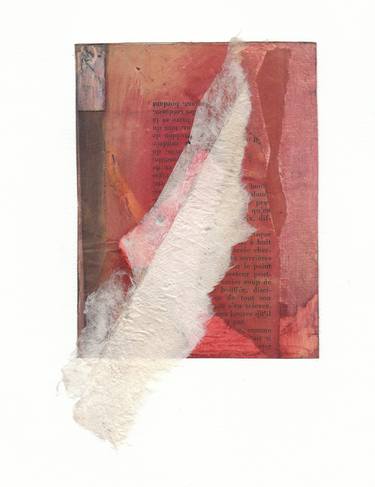 Original Abstract Collage by B a r b a r a Schneider