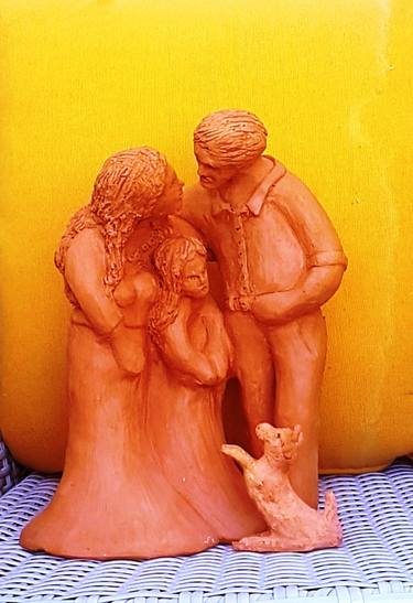 Family in clay thumb