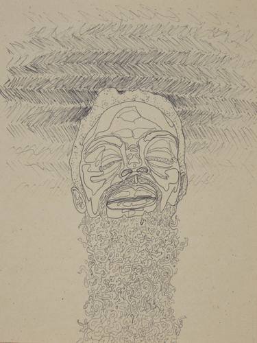 Original Abstract Men Drawings by Matt Woods