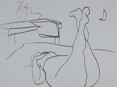 Original Nude Drawings by Matt Woods