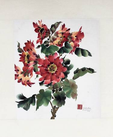 Original Floral Paintings by Christel Lane