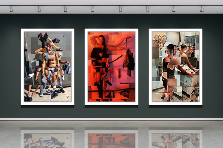 Original Cubism Nude Photography by Terry Hastings