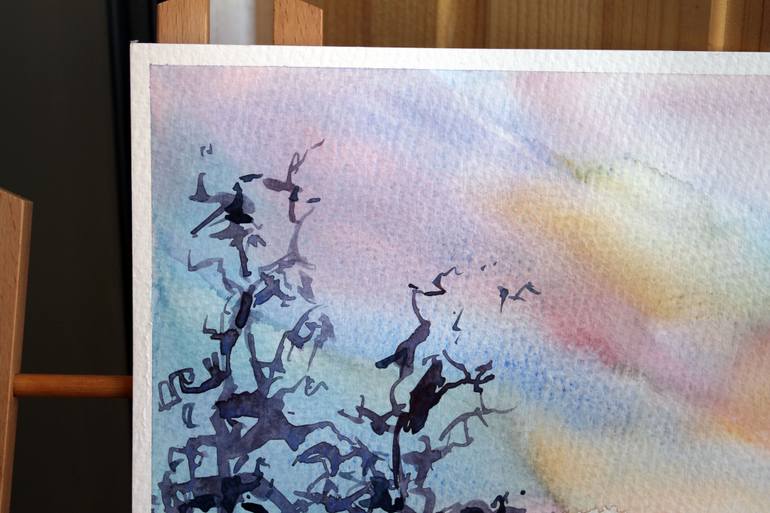 Original Impressionism Landscape Painting by Svetlana Wittmann