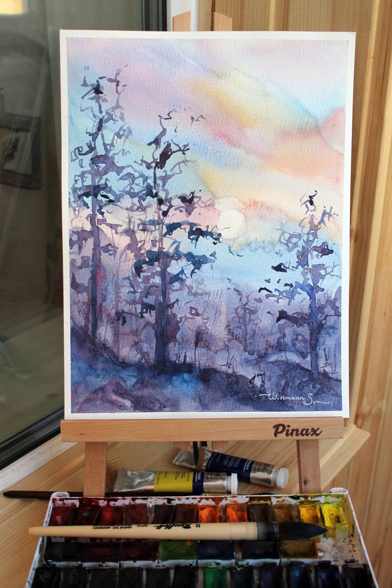 Original Impressionism Landscape Painting by Svetlana Wittmann