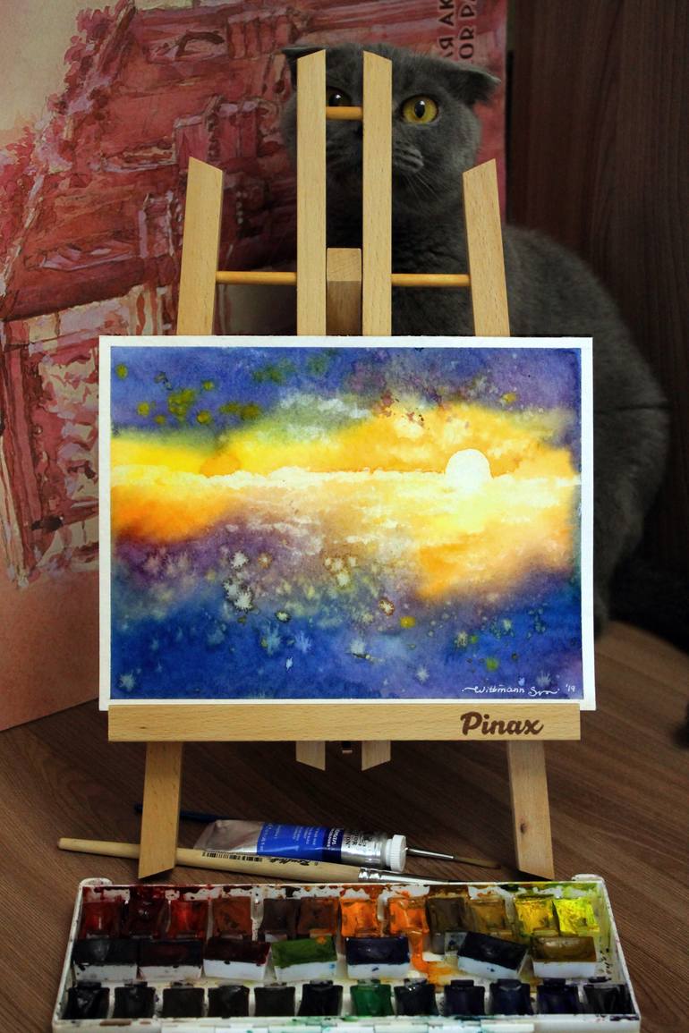 Original Impressionism Landscape Painting by Svetlana Wittmann