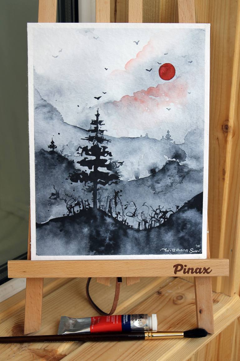 Original Impressionism Landscape Painting by Svetlana Wittmann