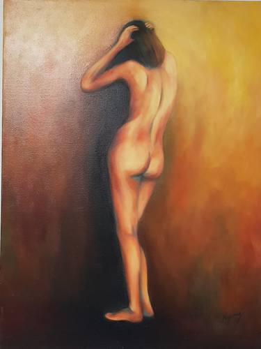 Original Figurative Nude Paintings by soo Lee