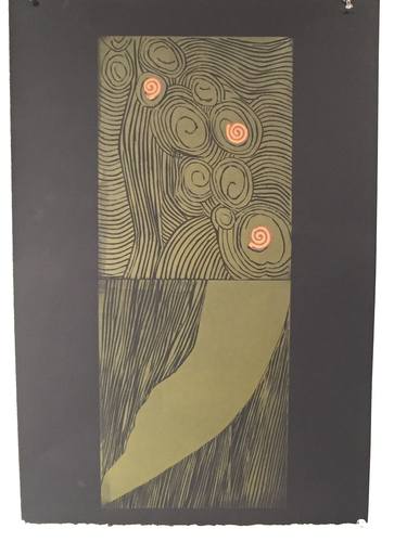 Original Abstract Printmaking by Patricia RAIN Gianneschi