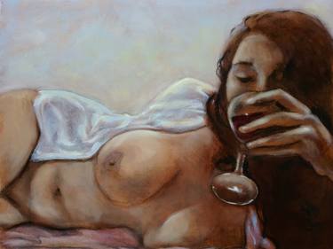 Print of Fine Art Nude Paintings by joe godin